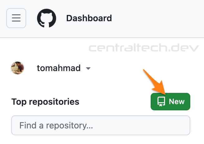 create new repository